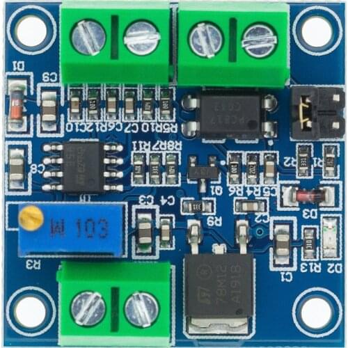 PWM to Voltage Converter Module 0%-100% to 0-10V for PLC MCU Digital to Analog Signal PWM Adjustabl Converter Power Module