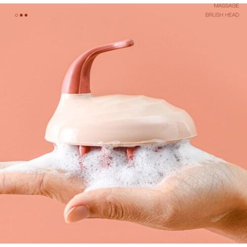 Shampoo Brush Handheld Scalp Shampoo Massage Brush Shower Hair Comb Mini Head