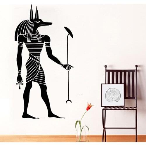 Modern Design Egyptian Figure Wall Sticker Home Decor Living Room DIY Removable Vinyl Wall Art Decal Bedroom Decoration