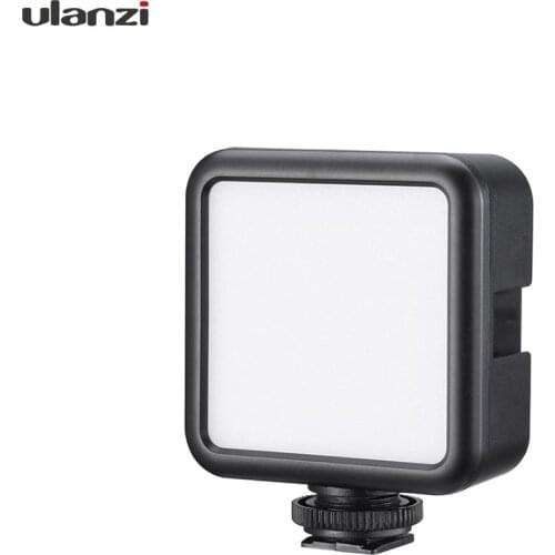 Ulanzi VL49 Mini LED Video Light Photography Lamp 6W Dimmable 5500K CRI95+ with Cold Shoe Mount for Canon Nikon Sony DSLR Camera