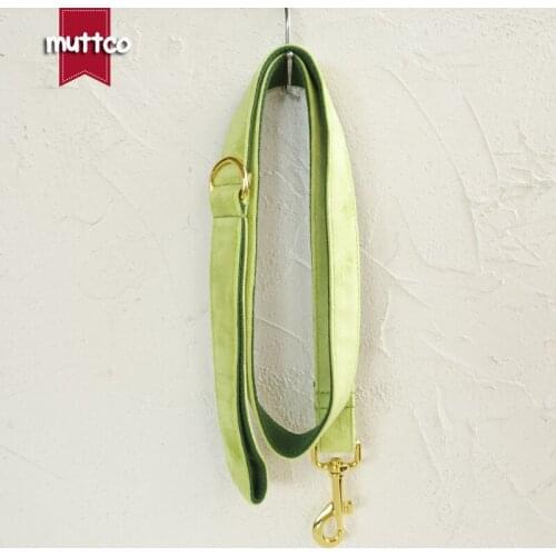 MUTTCO unique dog collar ACOCADO convenient to walk the dog leash accessory for small medium large dog 5 size UDL110B