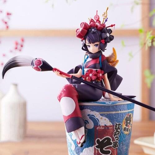 Japanese Anime 18cm Fate/Grand Order Katsushika Hokusai Noodle Stopper Sexy Girl Figure PVC Action Figure Collectible Model