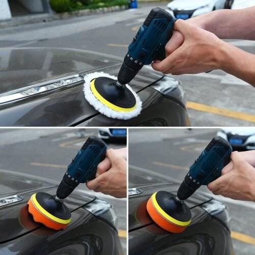 22Pcs Car Polishing Waxing Sponge Wheel Polishing Disc Kit Set 3inch M10 Sponge Disc Pad For Car Polisher Polishing Buffing Auto
