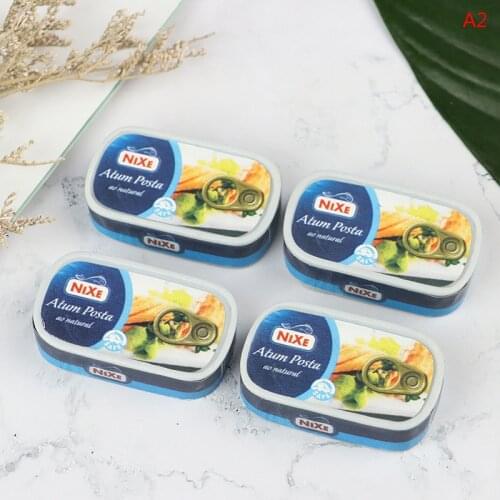 4pcs Dollhouse Miniature Supermarket Food 1/6 Scale Dollhouse Daily Necessities for Dolls Play Kitchen Decor Toys