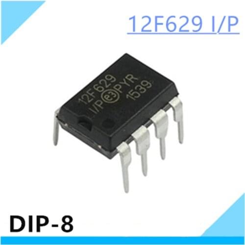 5PCS/LOT 12F629 PIC12F629-I/P DIP8 12F675 NEW AND ORIGINAL