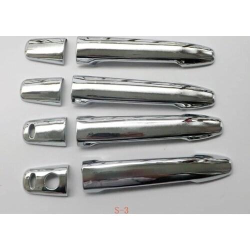 For Citroen C-Crosser C Crosser ABS Plastic Chrome Door Handle Cover Decoration Car Styling Stickers Auto Accessories 8 Pcs