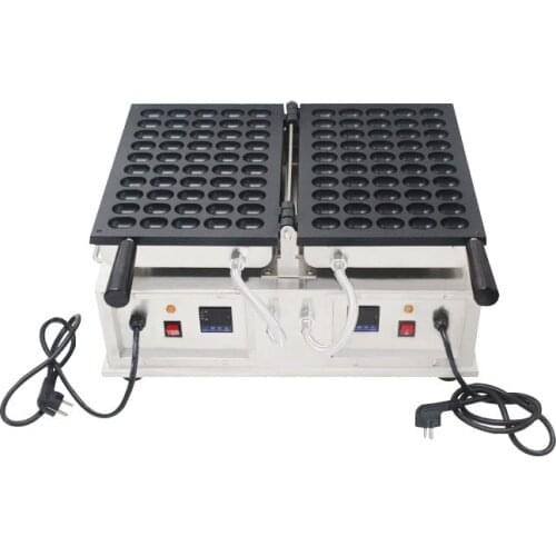Commercial Use Non-stick 50pcs Egg bubble waffle Maker Machine with digital display Electric Baby Castella machine Baker Iron