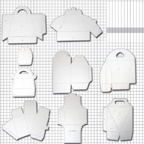 DC002 Box Scrapbooking Embossing Dies Cut Stencils Envelop Die Cutting Decorative Cards DIY album Card Paper Card Maker