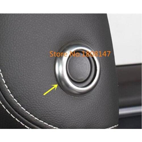 For VW Volkswagen Teramont Atlas 2017 2018 2019 2020 Car Detector ABS Chrome Seat Head Adjustment Knob Button Switch Trim