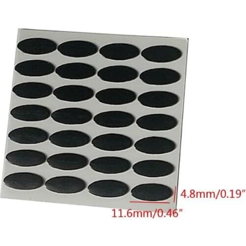 28Pcs 0.6mm 11.6x4.8mm DIY Mouse Feet Mouse Skates For A4tech X7 X-760 Mouse 667C