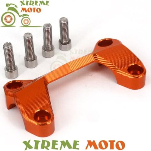CNC HandleBar Handle Bar Fat Bar Mount Clamp For KTM Duke 125 200 390 Motocross Enduro Motorcycle Supermoto Dirt Bike Off Road