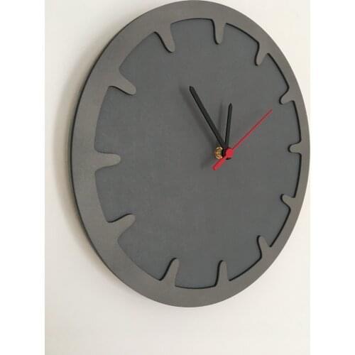 North Is Designed Black Bar Decorative Wall Clock 30 Cm