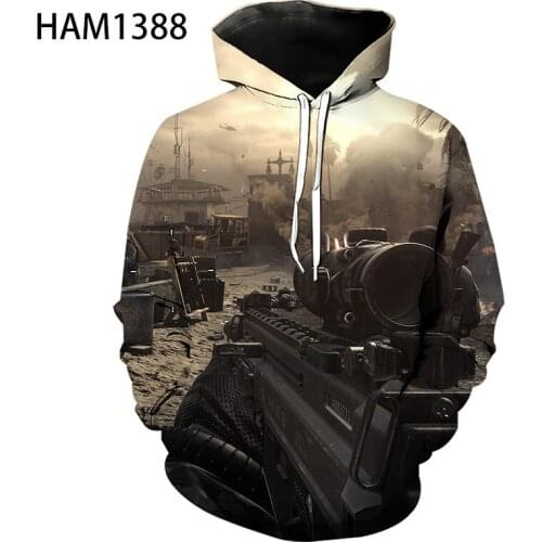 Call of duty cod new mens Hoodie 3D printing Harajuku cool new street style Youth Summer Sweatshirt