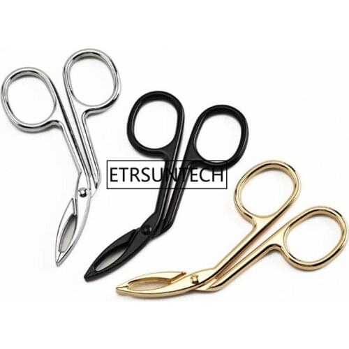 Scissors Eyebrow Tweezers Clamp Clipper Stainless Eyebrow Removal Makeup Tool For Beauty F1608