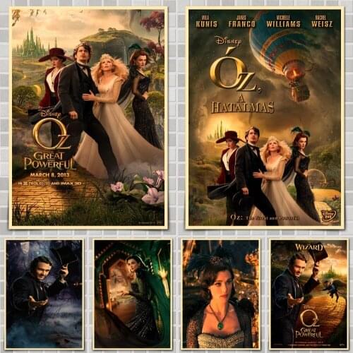 Oz The Great and Powerful (2013) 2 Movie Poster Wall Stickers For Home Room Bar Decor Art
