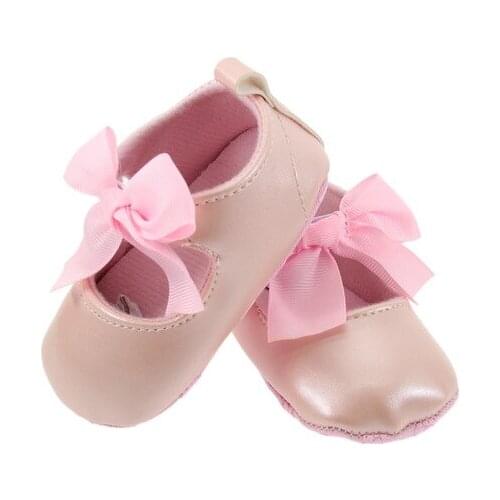 First Walkers baby shoes baby girls PU first walkers size 1 2 3 quality 2018 wholesale hot new cheap solid bowknot