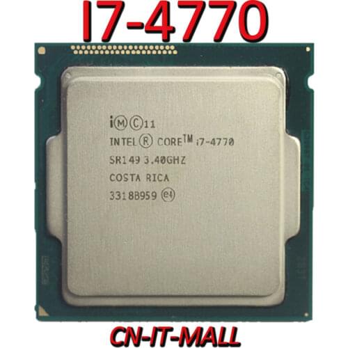 Pulled I7-4770 CPU 3.4G 8M 4 Core 8 Thread LGA1150 Processor