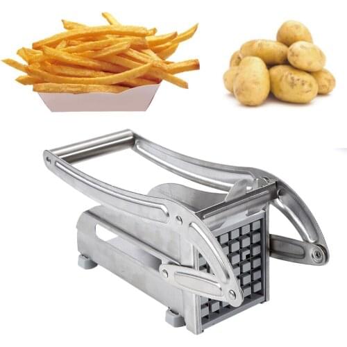 Stainless Steel Manual Potato Cutter French Fries Slicer Potato Chips Maker Meat Chopper Dicer Cutting Machine Tools For Kitchen