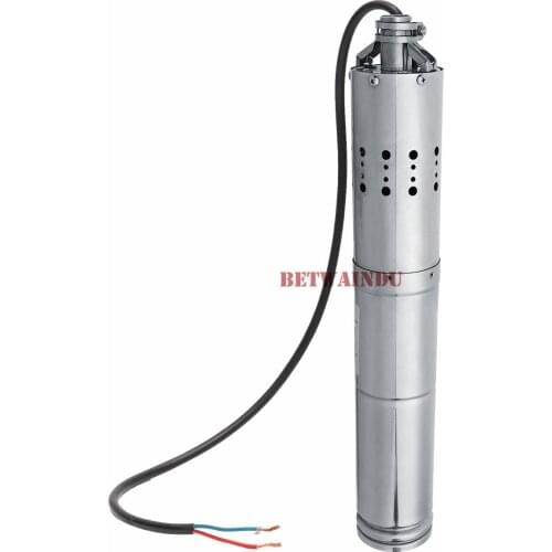 DC24V 3000L/H Stainless Steel DC Solar Well Pump Best Irrigation Submersible Screw Pump 40M Lift Max