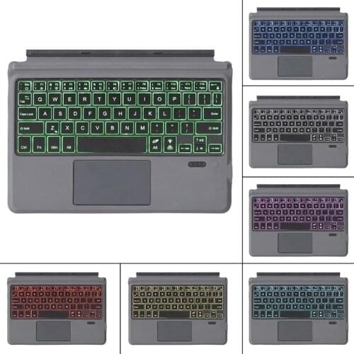 Ultra-thin Trackpad Wireless Bluetooth Keyboard Built-in two-button Trackpad type-c For Microsoft- Surface Go/Go 2 With J0PB