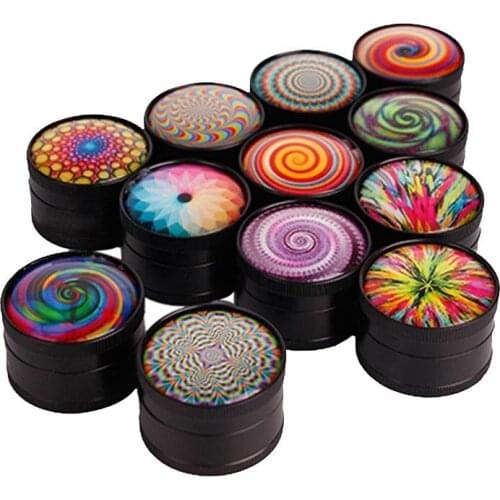 3D Metal Amsterdam Herb Grinder Smoke 3 Layers Tobacco Grinders Magentic Design With Scraper Smoking Accessories#393