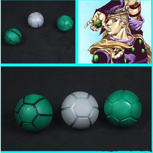 Anime JoJos Bizarre Adventure Run Gyro Zeppeli Iron Steel Ball Ruimones Cosplay Acrylic EVA Props Accessories Gift Costume
