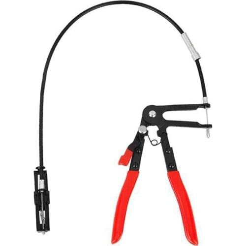 Auto Vehicle Tools Cable Type Flexible Wire Long Reach Hose Clamp Pliers For Car