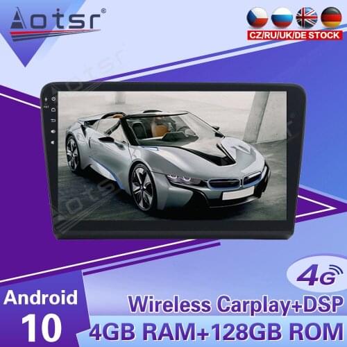 2 Din IPS Screen Android 10 DSP Car Multimedia Player For VW/Volkswagen BORA 2012 2013-2015 Navi Audio Radio BT Stereo head unit