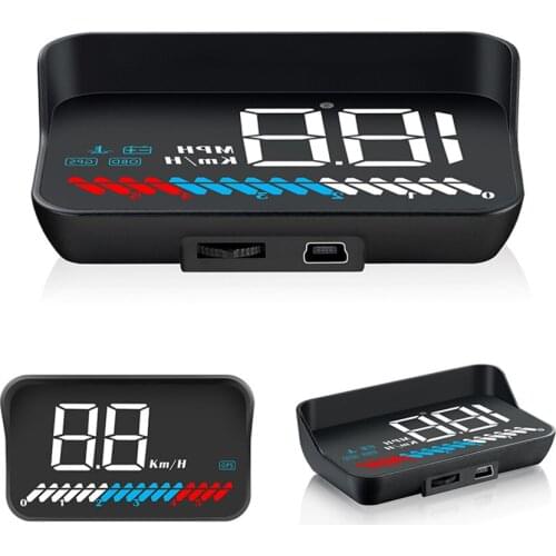 M7 Head-Up Display LED Color Screen HUD GPS Speed OBD2 Fault Code Elimination Car Diagnostic Tool