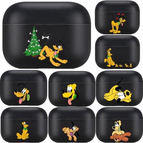 Disney Pluto For Airpods pro 3 case Protective Bluetooth Wireless Earphone Cover for Air Pods airpod case air pod Cases black