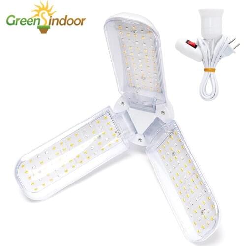 Full Spectrum LED Grow Light 150W 3000K Phyto Lamp For Plant With E27 Lamp Holder Socket Grow Tent Warm IR UV Growing Flowering