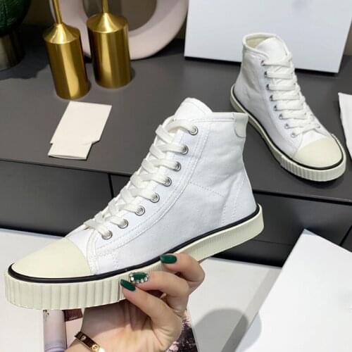 Fashion Women Sneakers offe white Casual Shoes Flats high top Canvas shoes black top quality lady Espadrille Skateboarding Shoes