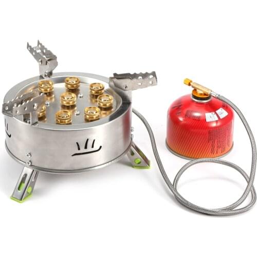 Lixada 12800W Camping Gas Stove Burner Portable Outdoor Backpacking Hiking Folding Camp Stove