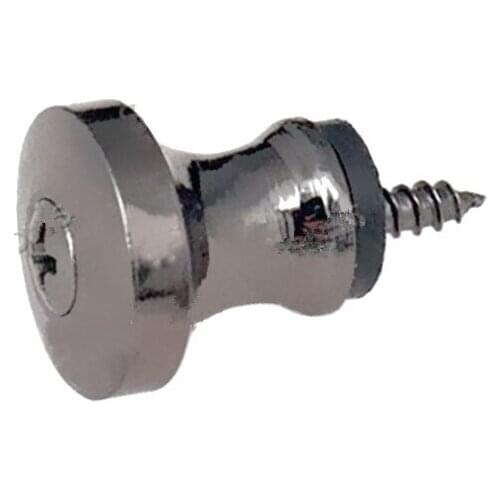 10Pcs Big Cone Strap Guitar Button Strap Lock Metal End Pin Peg for Bass Guitar Ukulele Gun Color E-1015 Guitar Accessories