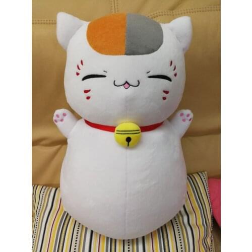 Natsumes Book of Friends Cat teacher plush doll pillow Costume Props ( stand 45cm | bend over 53cm )