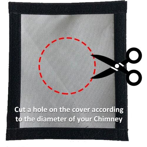 Camping Fireproof Cloth Anti-scalding Tent Protector Stove Jack Fire Resistant Chimney Pipe Vent Welding Blanket Tent Accessory