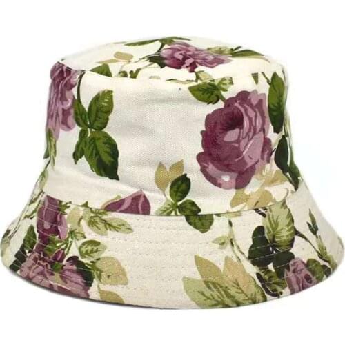 Unisex Summer Foldable Panama Bucket Hat Women Outdoor Cotton Fishing Hunting Hat New Men Reversible Bucket Cap Chapeau Sun Hat