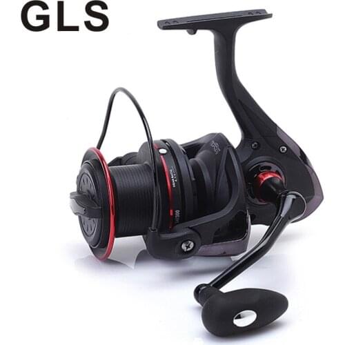 GLS brand full metal wire cup. Rocker arm 13+1 axis braking force 12KG left/right interchangeable long-range fishing reel
