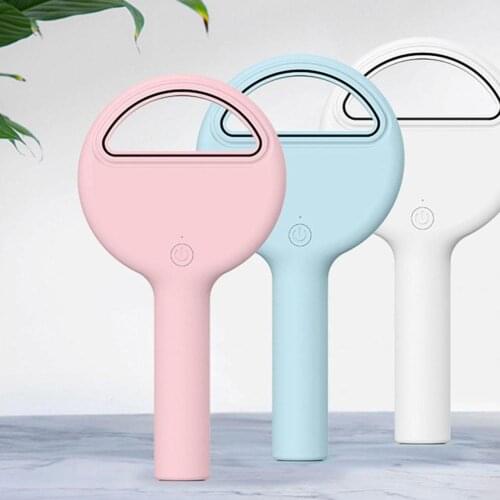Portable Mini Bladeless USB Charging Handheld Cooling Fan Desktop Air Cooler Rechargeable , can constantly work for a long time