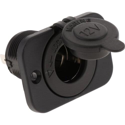 Universal Car Boat Cigar Charger Lighter Socket Adapter Plug Panel 12V 24V