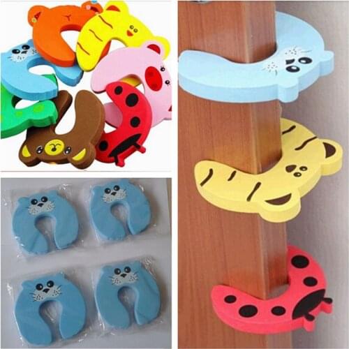 High quality - Baby Safety Door Stopper Protecting Product Children Safe Cute Door Jammer Finger Corner kids door fangga pad