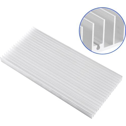 1pc 300*140*20MM Aluminum Heatsink Radiator Heat Sink For High Power Household LED Light Or Fish Tank LED