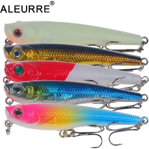 6.5cm 7g Pencil Fishing Lure 6# Top water Dogs Hard Lures Baits Wobbler Artificial Hard Bait Fishing Tackle Pesca