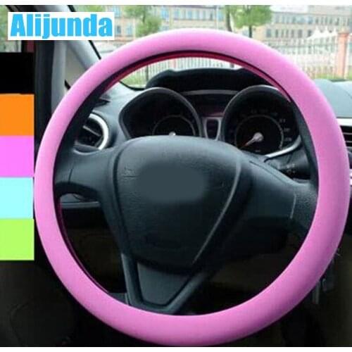 Alijunda High quality silicone car steering wheel sets for Peugeot 206 207 208 301 307 308 407 2008 3008 4008