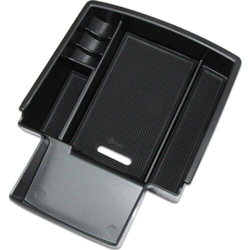 Car organizer suit for Audi Q5 2009-2016 central armrest storage container holder tray box accessories, car styling