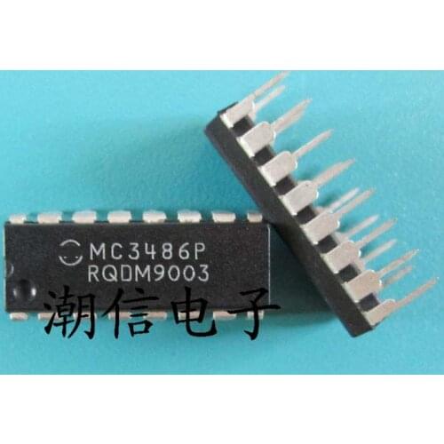 Free shipping new%100 new%100 MC3486P DIP-16