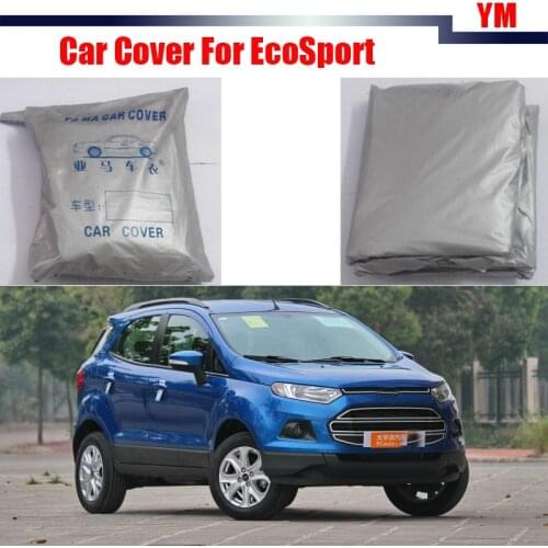 Cawanerl Car Cover Outdoor Anti-UV Sun Shade Snow Rain Resistant Protector Car-Cover For Ford EcoSport
