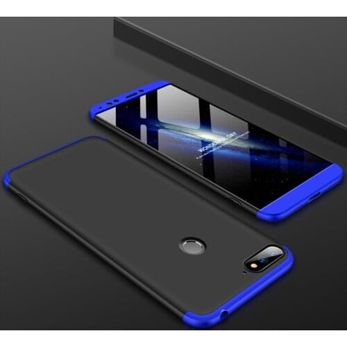 Huawei Honor 7C AUM L41 Case 360 Protection Full Cover Hard Case For Huawei Honor7C Pro LND L29 Shockproof Cover with Glass Film
