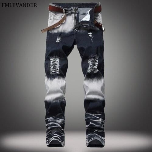 2019 New Arrival Young Men Casual Jeans Slim Straight Elasticity Men Pants Male Jeans Men