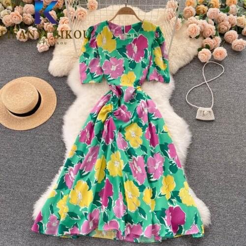 Летние платья миди FIFANYI SIKOU China At AliExpress